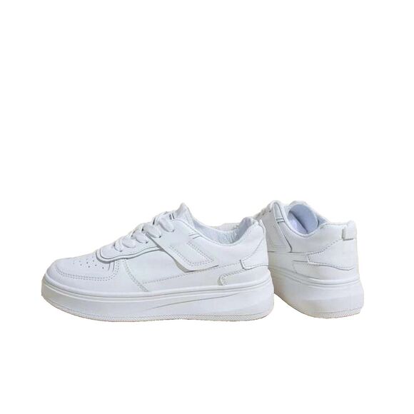 Women's Casual Athletic Shoes Fashionable Lace-up Canvas Sneakers size: 37#2 new - Picture 4 of 7